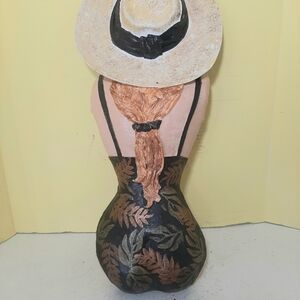 Whimsical 3 D Bathing Beauty Wall Art